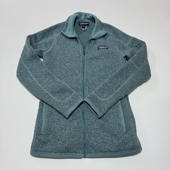 Patagonia Jackets & Blazers - Patagonia Better Sweater Fleece Full Zip Jacket Teal Blue Women's Size XS